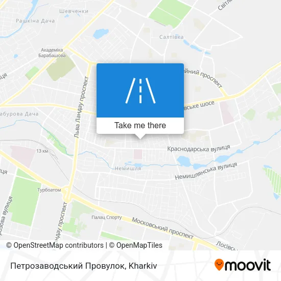 Карта Петрозаводський Провулок
