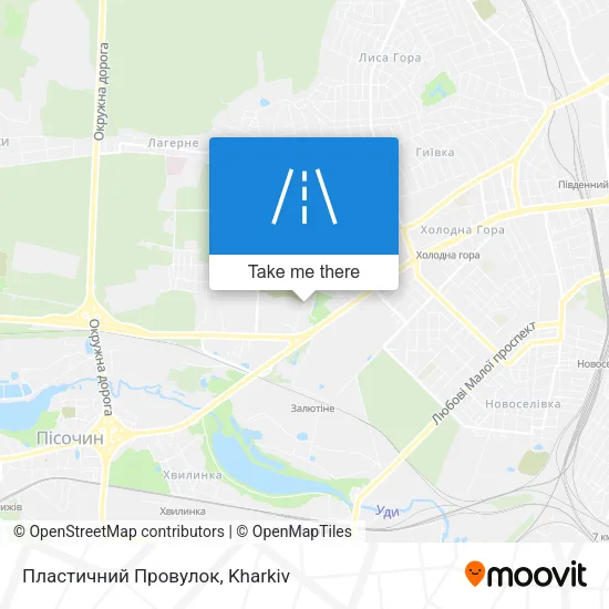 Карта Пластичний Провулок