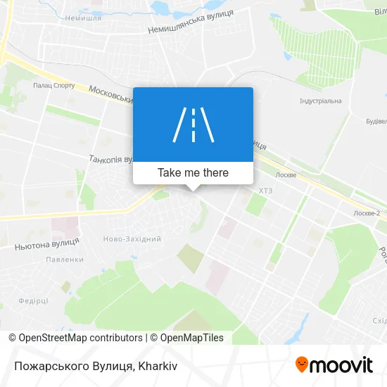 Карта Пожарського Вулиця