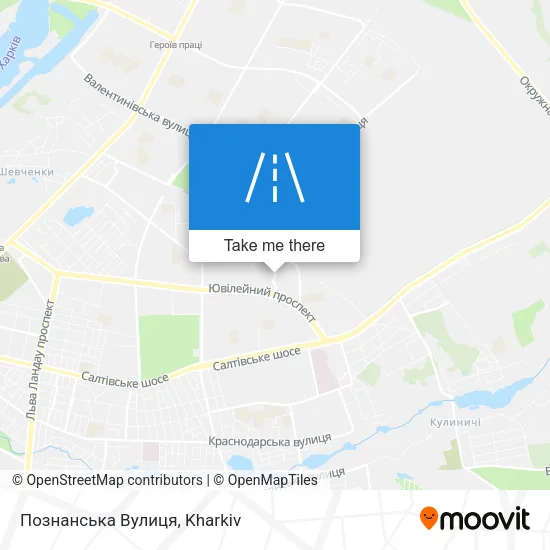 Карта Познанська Вулиця