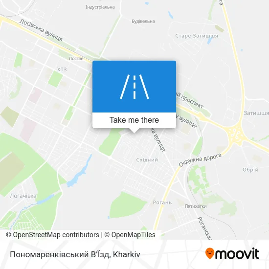 Карта Пономаренківський В’Їзд