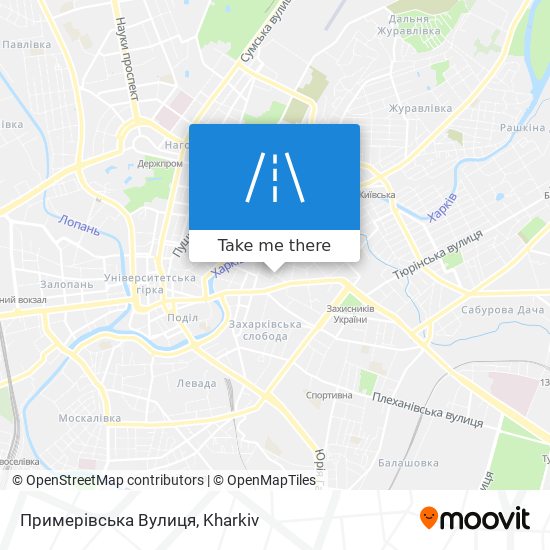 Примерівська Вулиця map