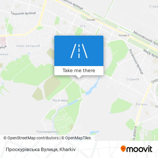 Проскурівська Вулиця map