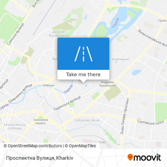 Проспектна Вулиця map