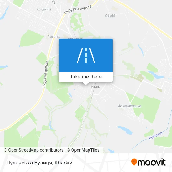 Карта Пулавська Вулиця