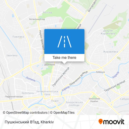 Пушкінський В’Їзд map