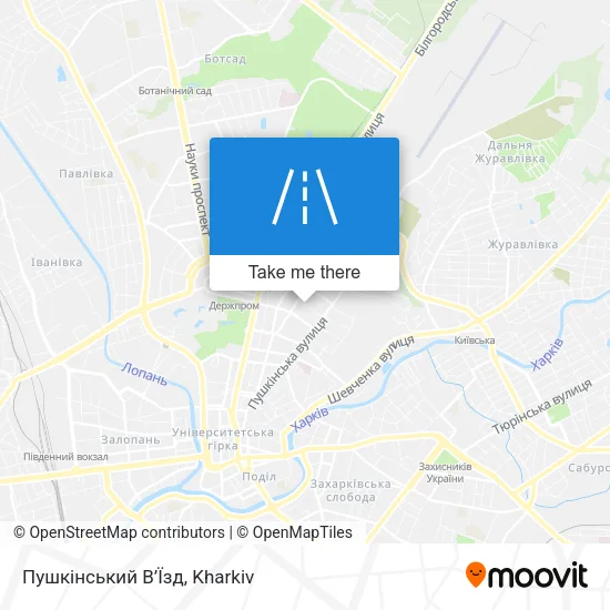 Карта Пушкінський В’Їзд