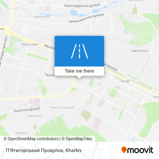 П’Ятигорський Провулок map