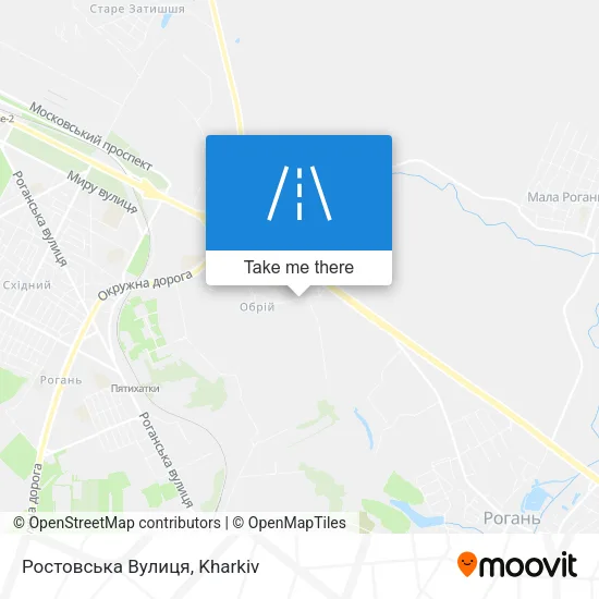 Карта Ростовська Вулиця