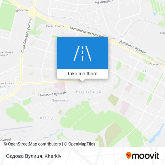 Сєдова Вулиця map
