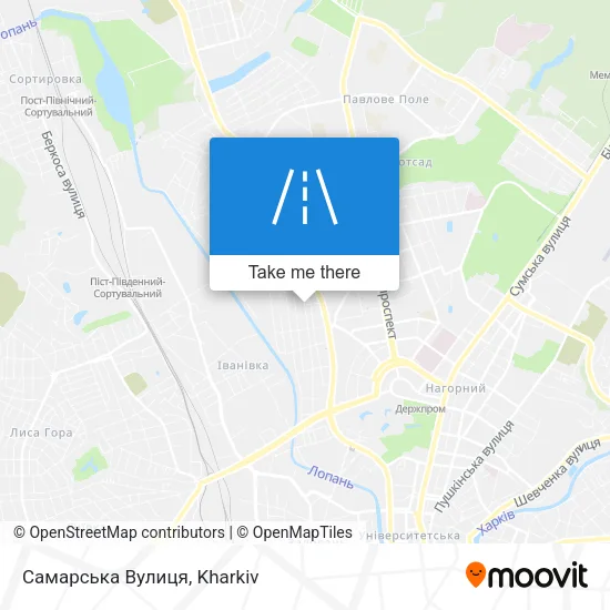 Карта Самарська Вулиця