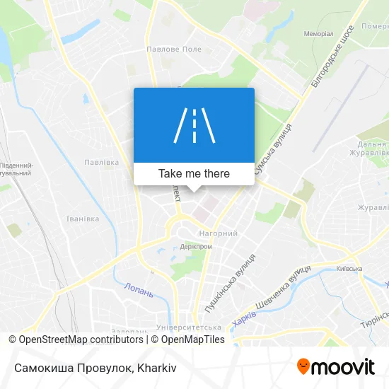 Карта Самокиша Провулок