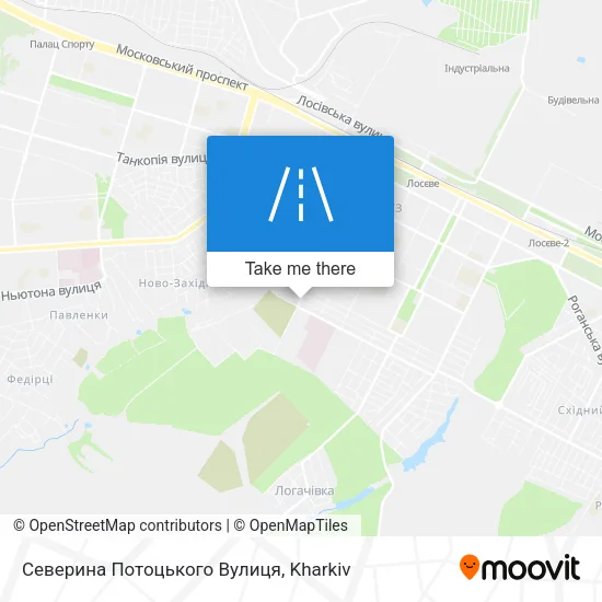 Карта Северина Потоцького Вулиця
