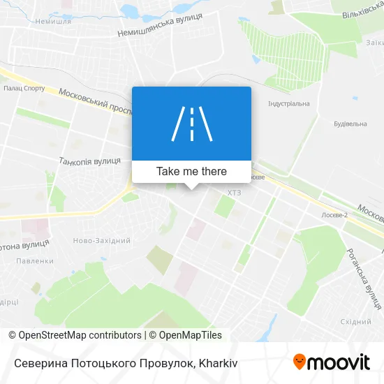 Карта Северина Потоцького Провулок