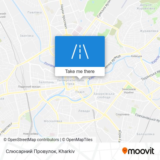 Слюсарний Провулок map