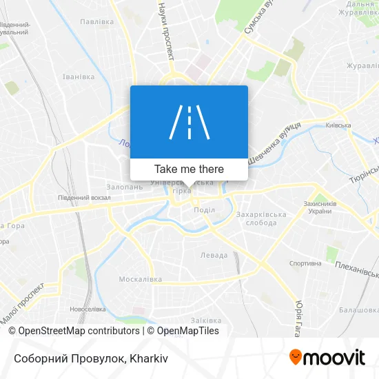 Карта Соборний Провулок