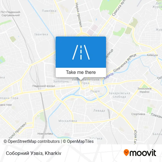 Карта Соборний Узвіз