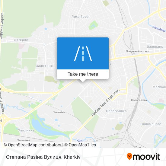 Степана Разіна Вулиця map
