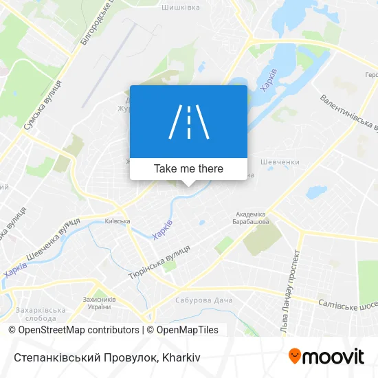 Карта Степанківський Провулок