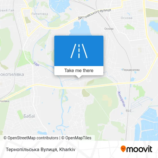 Карта Тернопільська Вулиця