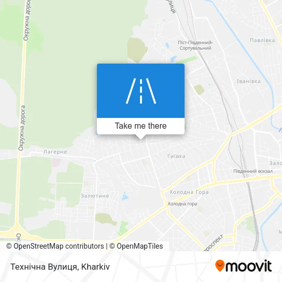 Карта Технічна Вулиця