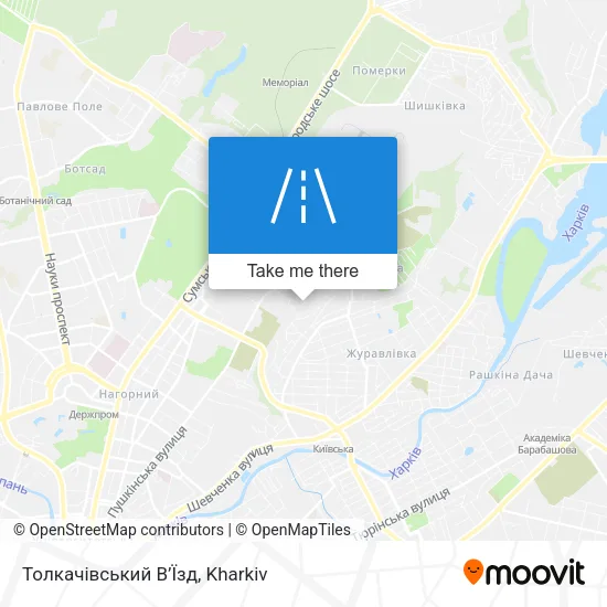 Карта Толкачівський В’Їзд