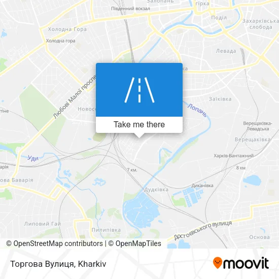 Карта Торгова Вулиця