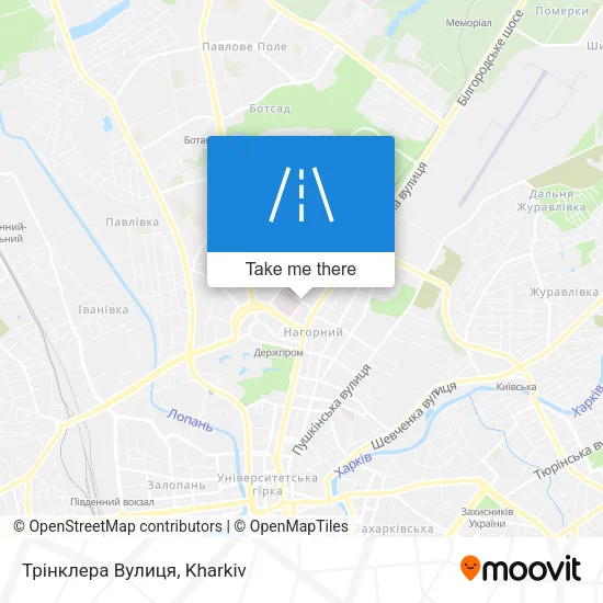 Карта Трінклера Вулиця