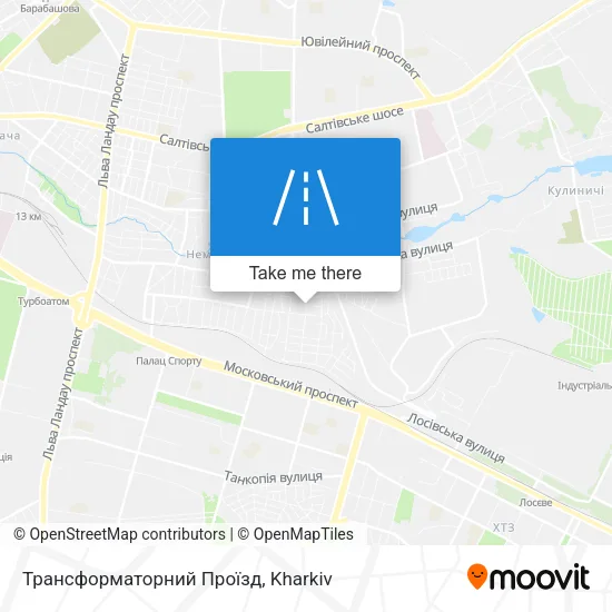 Карта Трансформаторний Проїзд