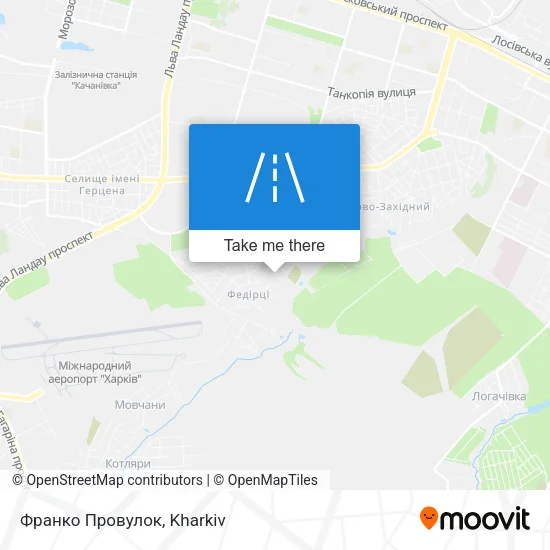 Карта Франко Провулок