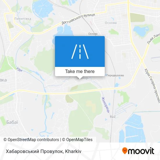 Карта Хабаровський Провулок