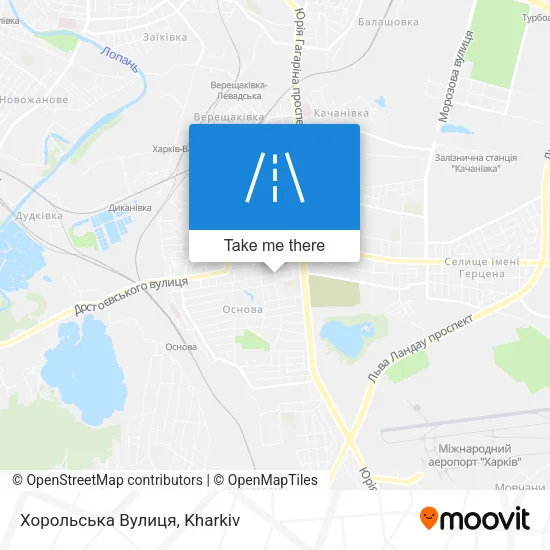 Карта Хорольська Вулиця