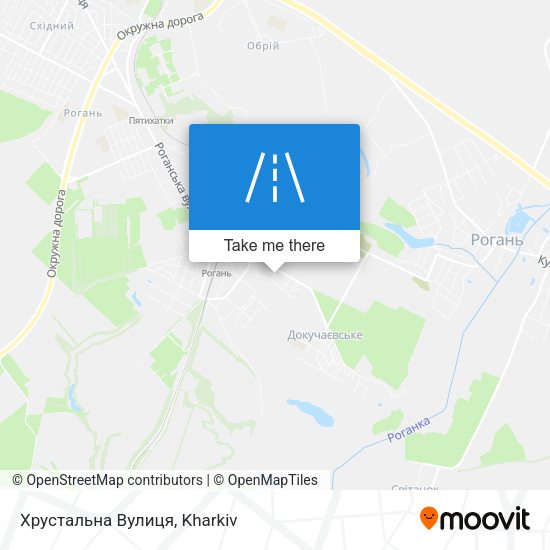 Хрустальна Вулиця map