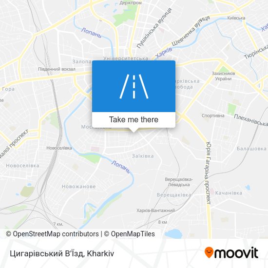 Цигарівський В’Їзд map