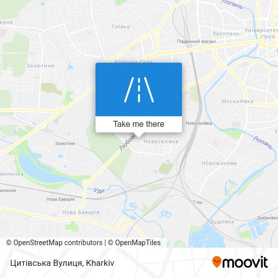 Цитівська Вулиця map