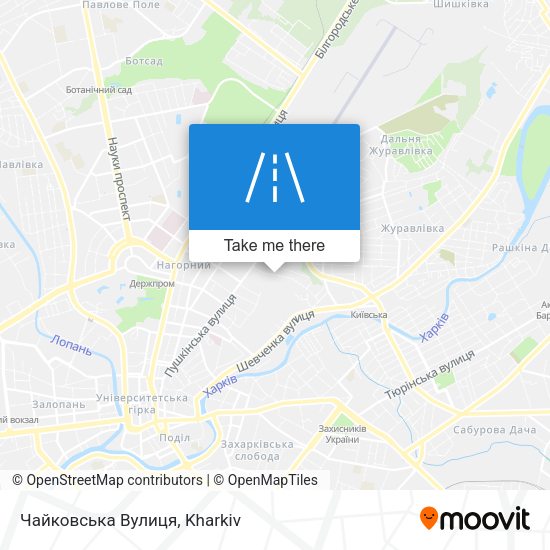 Чайковська Вулиця map