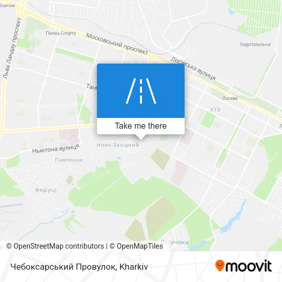 Карта Чебоксарський Провулок