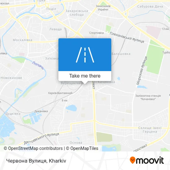 Карта Червона Вулиця