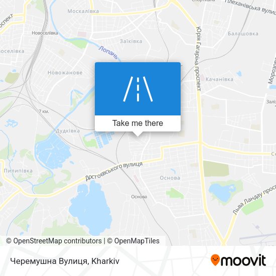 Черемушна Вулиця map