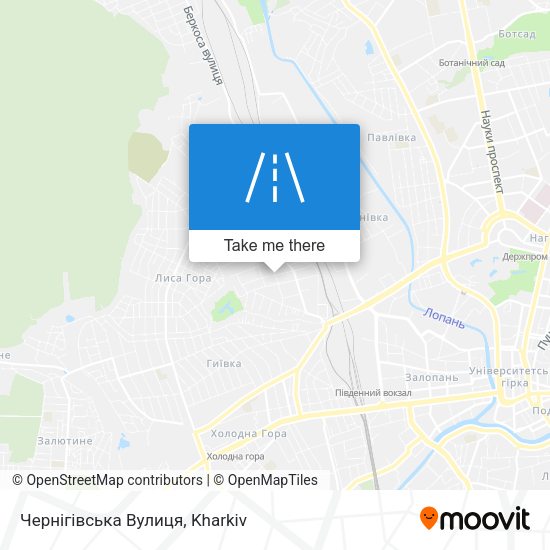 Чернігівська Вулиця map