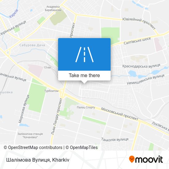 Шалімова Вулиця map