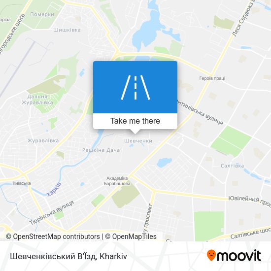 Шевченківський В’Їзд map