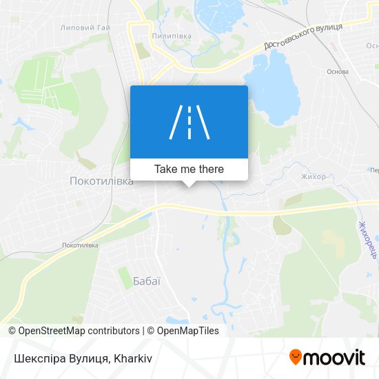 Шекспіра Вулиця map