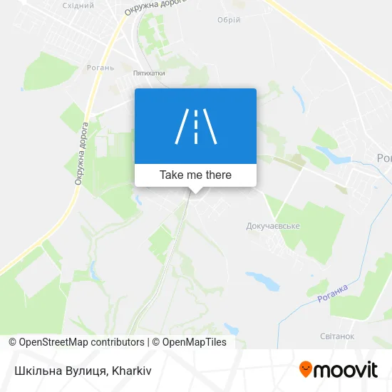 Карта Шкільна Вулиця