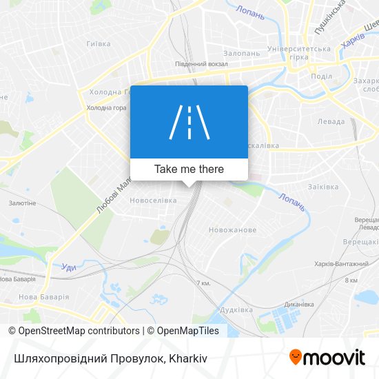 Шляхопровідний Провулок map