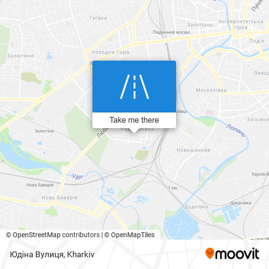 Юдіна Вулиця map