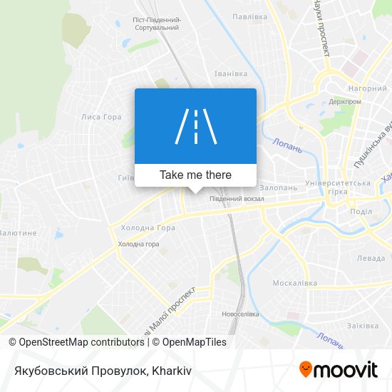 Якубовський Провулок map