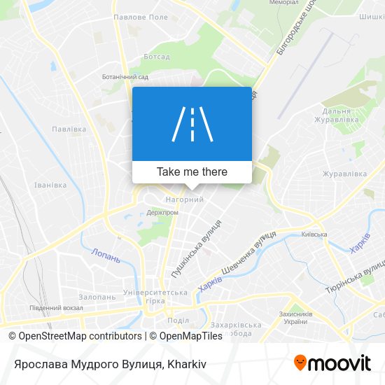 Ярослава Мудрого Вулиця map