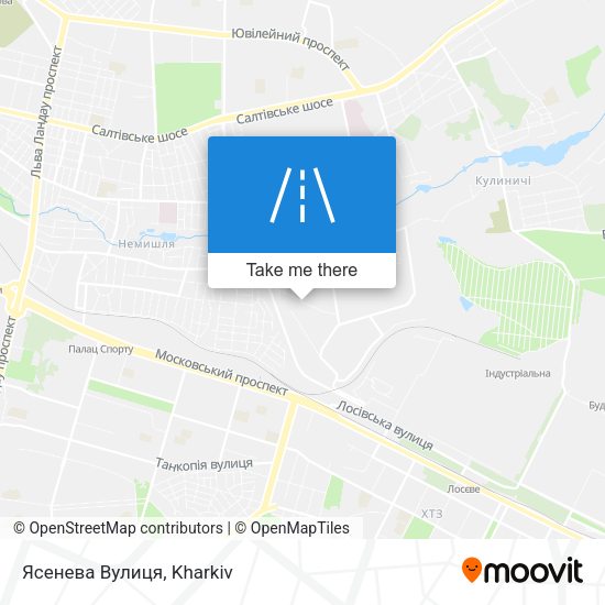 Ясенева Вулиця map