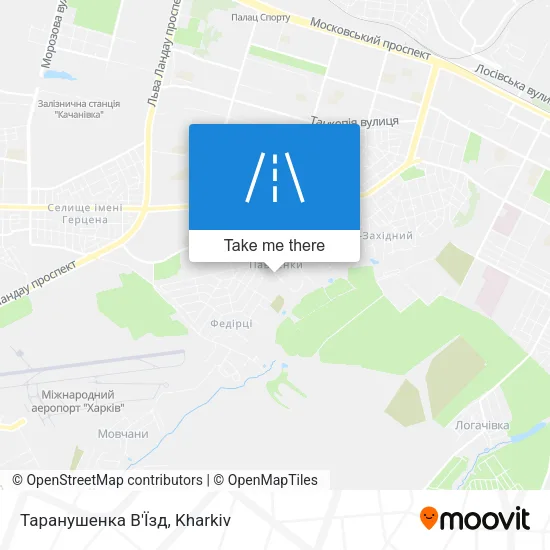 Карта Таранушенка В'Їзд